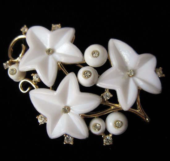 （画像用） クラウントリファリ Trifari　ブローチ