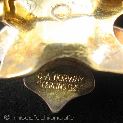 （画像用） DAVID ANDERSEN 925 ノルウェイ製 スターリング