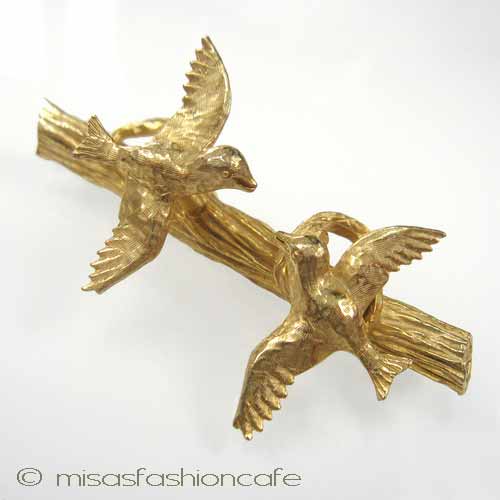 （画像用） （可動式）鳥ブローチ