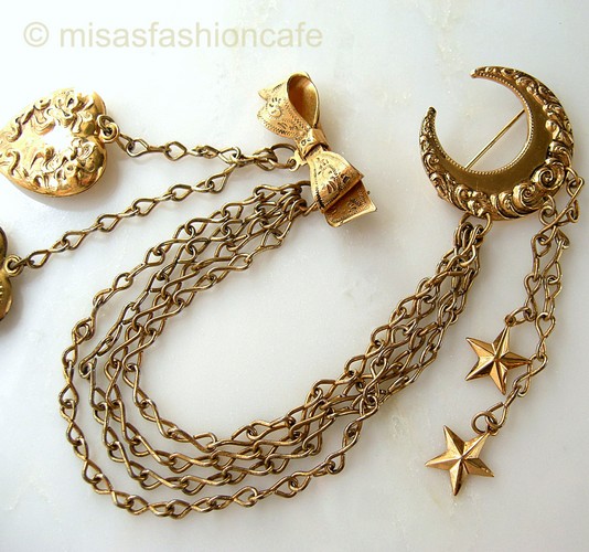 （画像用） Coro コロブローチ: リボン・ ハート・ムーン・スター