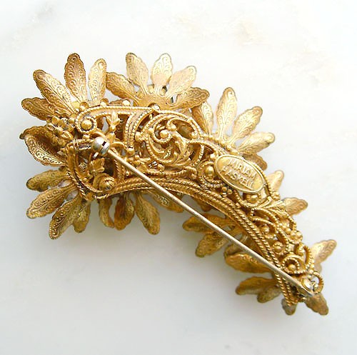 （画像用） Miriam Haskell ミリアムハスケル ブローチ