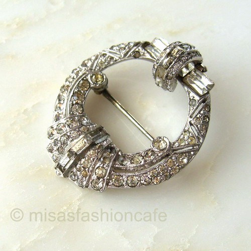 （画像用） Coro コロ刻印 アートデコ　ブローチ