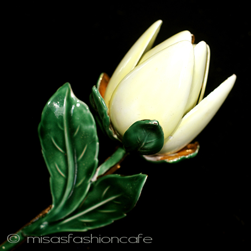 （画像用） ＳＡＮＤＯＲ　花ブローチ エナメル・チューリップ