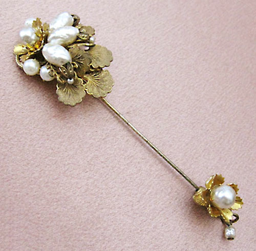 （画像用） Miriam Haskell ミリアムハスケル ブローチ