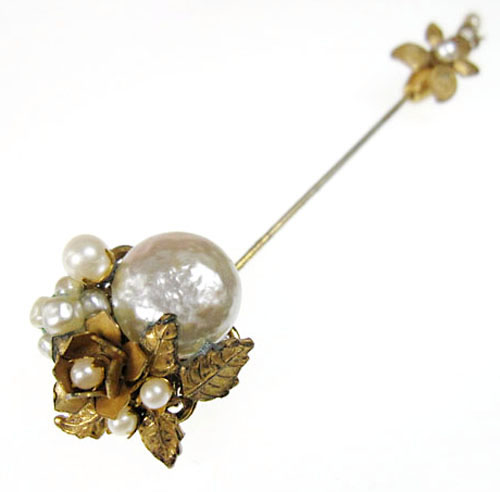 （画像用） Miriam Haskell ミリアムハスケル ブローチ