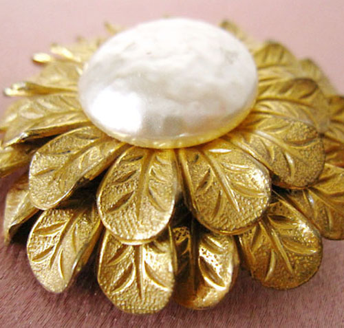 （画像用） Miriam Haskell ミリアムハスケル ブローチ