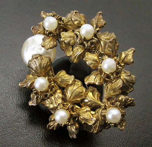 （画像用） Miriam Haskell ミリアムハスケル ブローチ