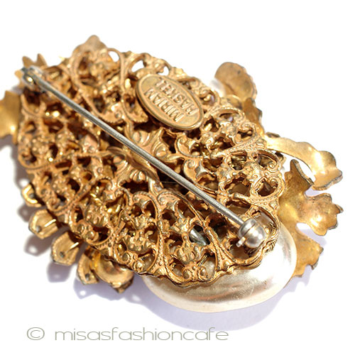 （画像用） ミリアムハスケル バロックパール花ブローチ