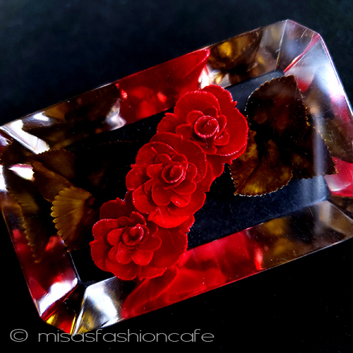 （画像用） ローズ　ブローチ