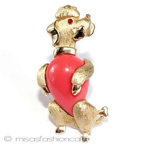 （画像用） TRIFARI　 トリファリ プードル1957年ブローチ