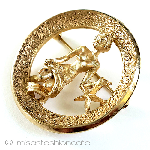 （画像用） Ｔｒｉｆａｒｉ　 トリファリ 金星・乙女座ブローチ