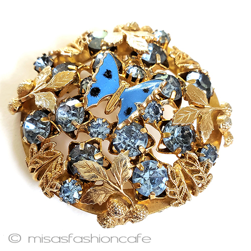 （画像用） 蝶・木の実・ＲＳの花ブローチ