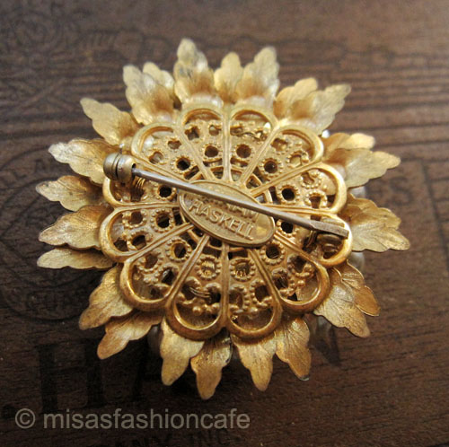 （画像用） Miriam Haskell ミリアムハスケル ブローチ