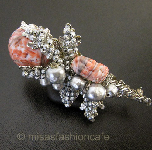 （画像用） Miriam Haskell ミリアムハスケル ブローチ