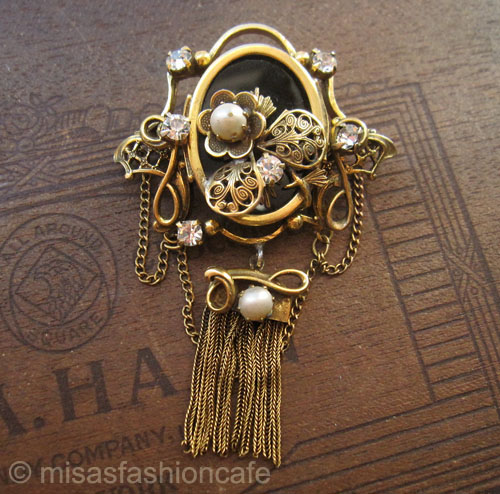 （画像用） アンティーク ブローチ兼ペンダント