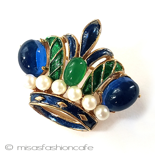 （画像用） Trifari　 トリファリ クラウン　 ブローチ