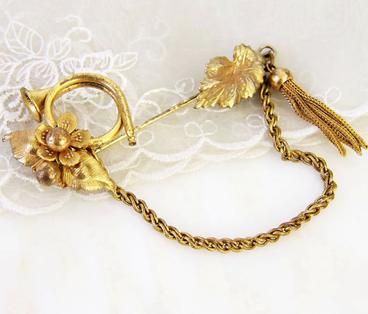 （画像用） Miriam Haskell ミリアムハスケル ブローチ