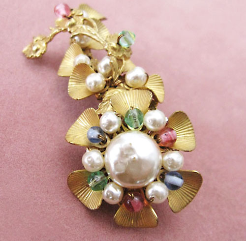 （画像用） Ｍｉｒｉａｍ　Ｈａｓｋｅｌｌ バロックパール・ブローチ