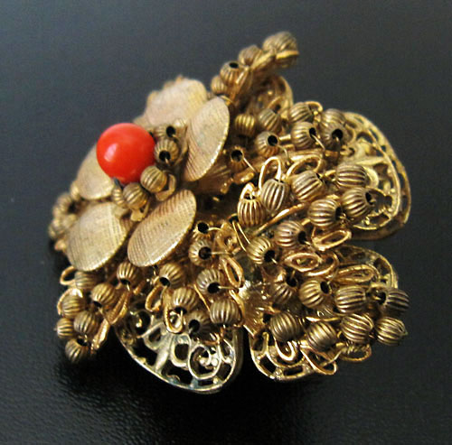 （画像用） Miriam Haskell ミリアムハスケル ブローチ