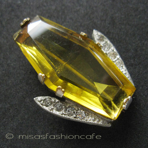 （画像用） アートデコ ブローチ