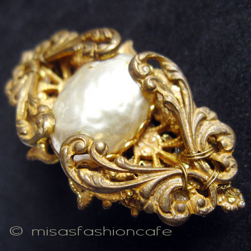 （画像用） Miriam Haskell ミリアムハスケル ブローチ