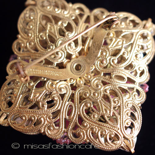 （画像用） パール花ブローチ