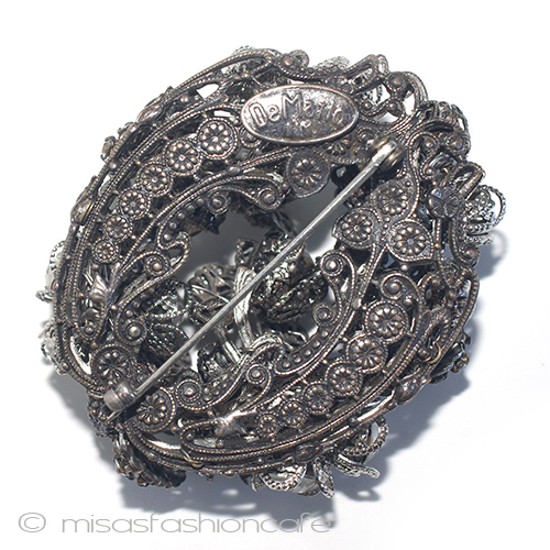 （画像用） De Mario NY　花 デマリオ　ブローチ