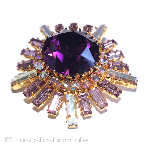 （画像用） Ａｕｓｔｒｉａ　オーストリア クリスタル　ブローチ