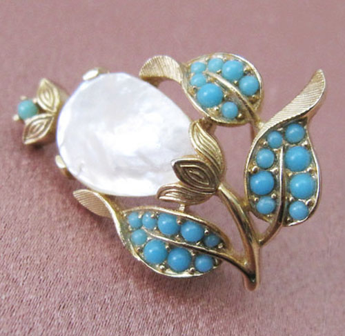 （画像用） クラウントリファリ Trifari　ブローチ