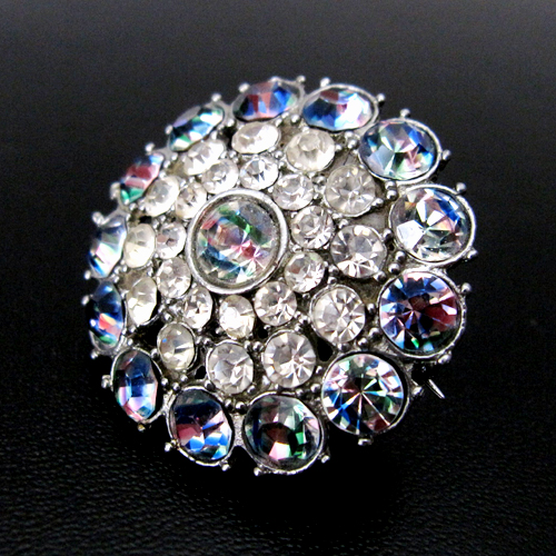 （画像用） アイリス ガラス ブローチ