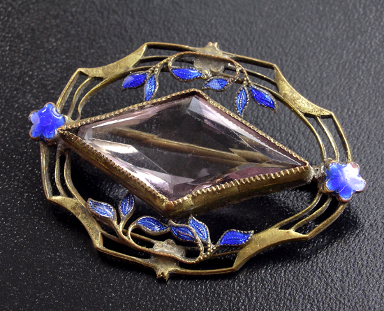 （画像用） アールヌーヴォー ブローチ