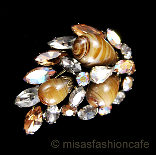 （画像用） Regency　リージェンシー キャラメル・ブローチ