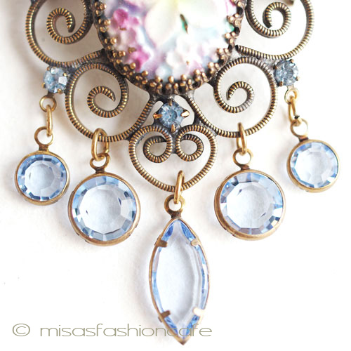 （画像用） Ｈｏｂｅ刻印　フラワー ペンダント兼ブローチ