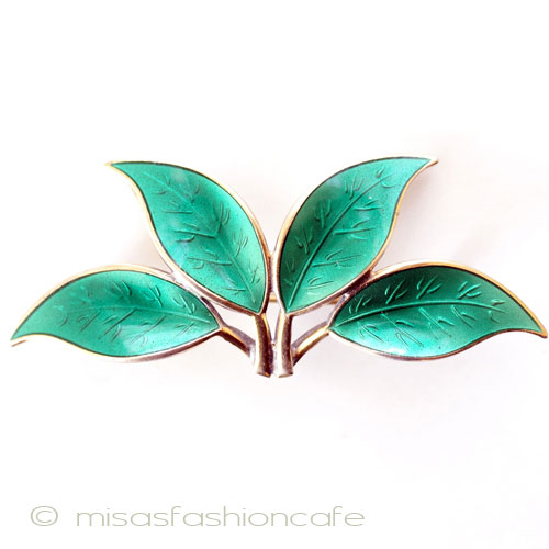 （画像用） ノルウェイ製　ブローチ SterlingSilver　銀製