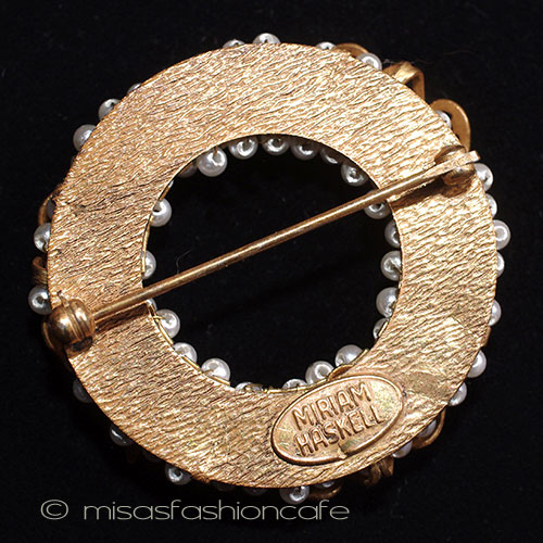 （画像用） ミリアムハスケル Ｈａｓｋｅｌｌパールブローチ