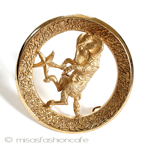 （画像用） Ｔｒｉｆａｒｉ　 トリファリ 羊・牡羊座ブローチ