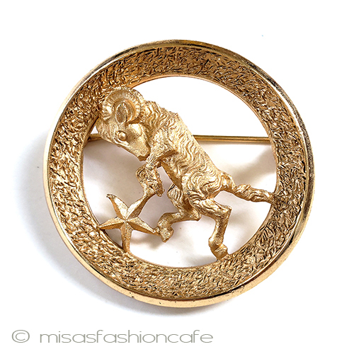 （画像用） Ｔｒｉｆａｒｉ　 トリファリ 羊・牡羊座ブローチ