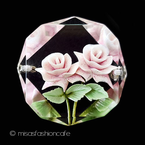 ヴィンテージアクセサリー ローズブーケ 花ブローチ - ウインドウを閉じる