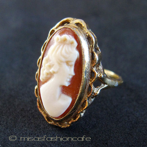 （画像用） シェルカメオ リング12号