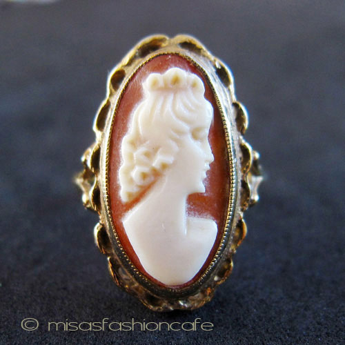 （画像用） シェルカメオ リング12号