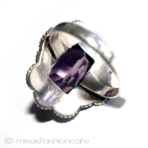 （画像用） 天然石　アメジスト　　 スターリングシルバー