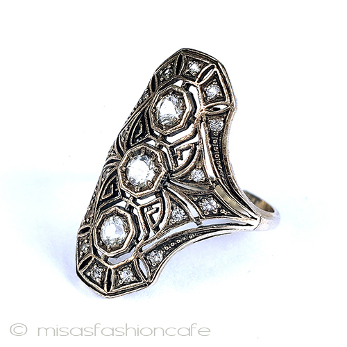 （画像用） 天然石トパーズ　リング スターリングシルバー刻印