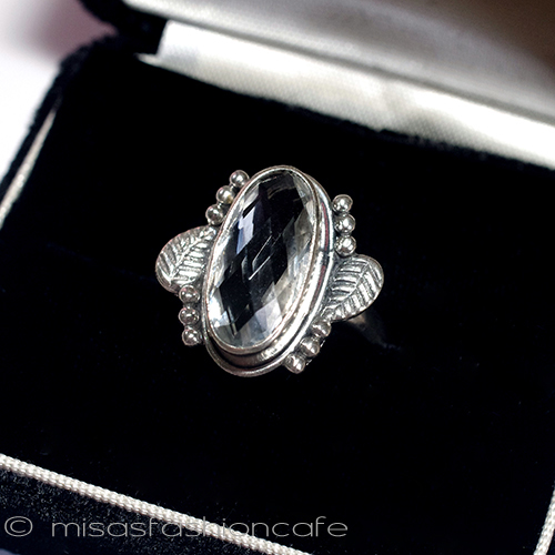 （画像用） 天然ホワイトトパーズ スターリングシルバー925