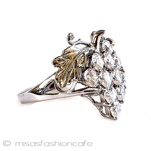 （画像用） サファイア　葡萄リング スターリング925指輪