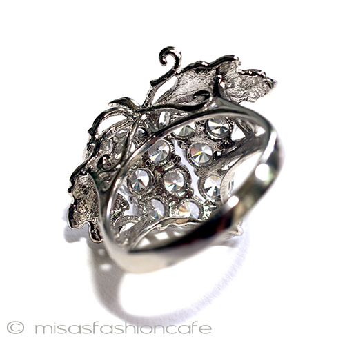 （画像用） サファイア　葡萄リング スターリング925指輪