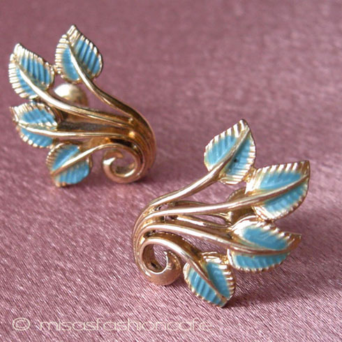 （画像用） Coro コロ 刻印 　ターコイズリーフ セット