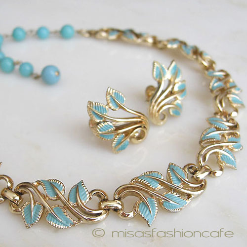 （画像用） Coro コロ 刻印 　ターコイズリーフ セット