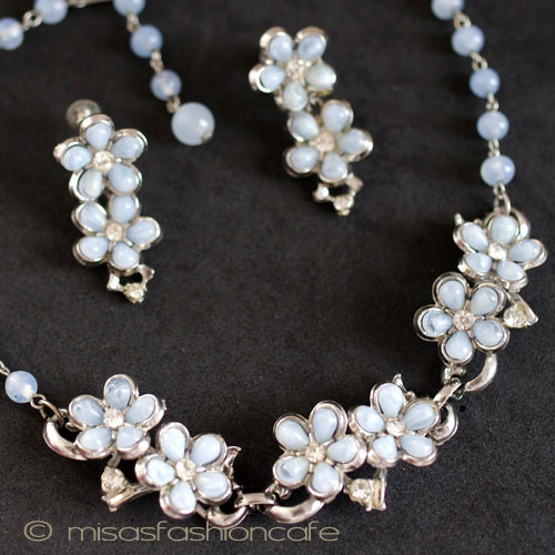 （画像用） Coro コロ　セット ライトブルー・フラワー