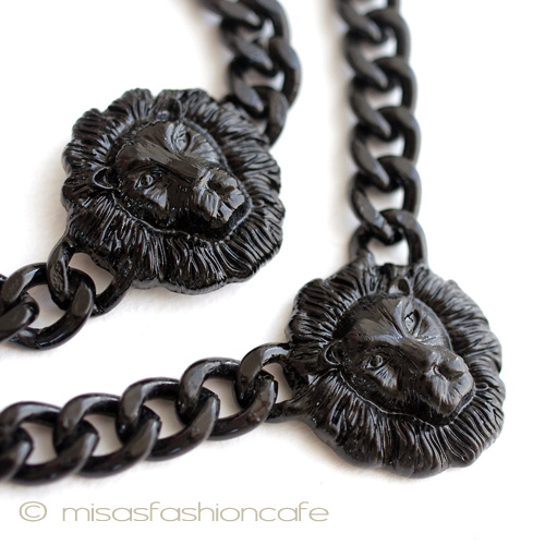 （画像用） ライオンFace　セット ネックレス＆ブレスレット