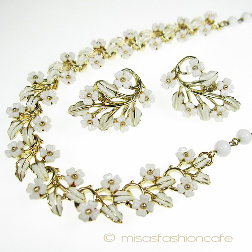 （画像用） Coro コロ 刻印 ホワイトフラワー セット